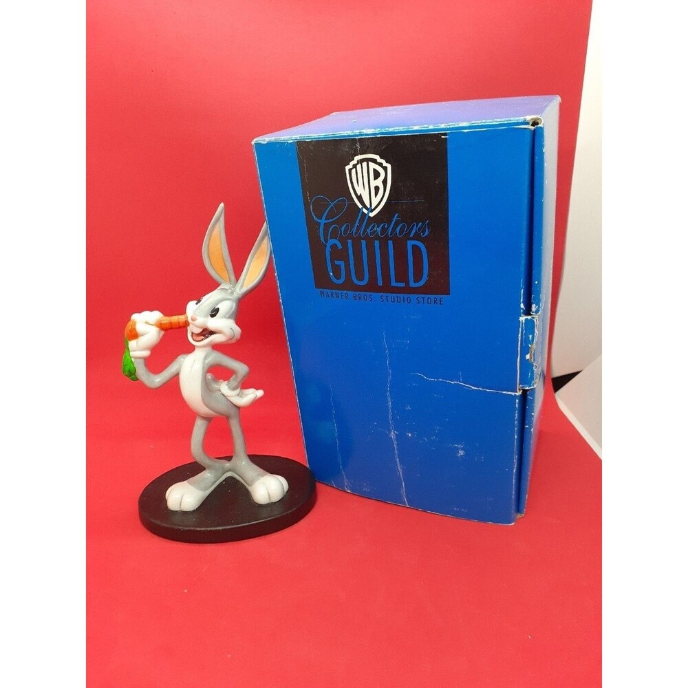 Looney Tunes Bugs Bunny 8” Statue W/ Box 1996 Collectors Guild Warner Bros